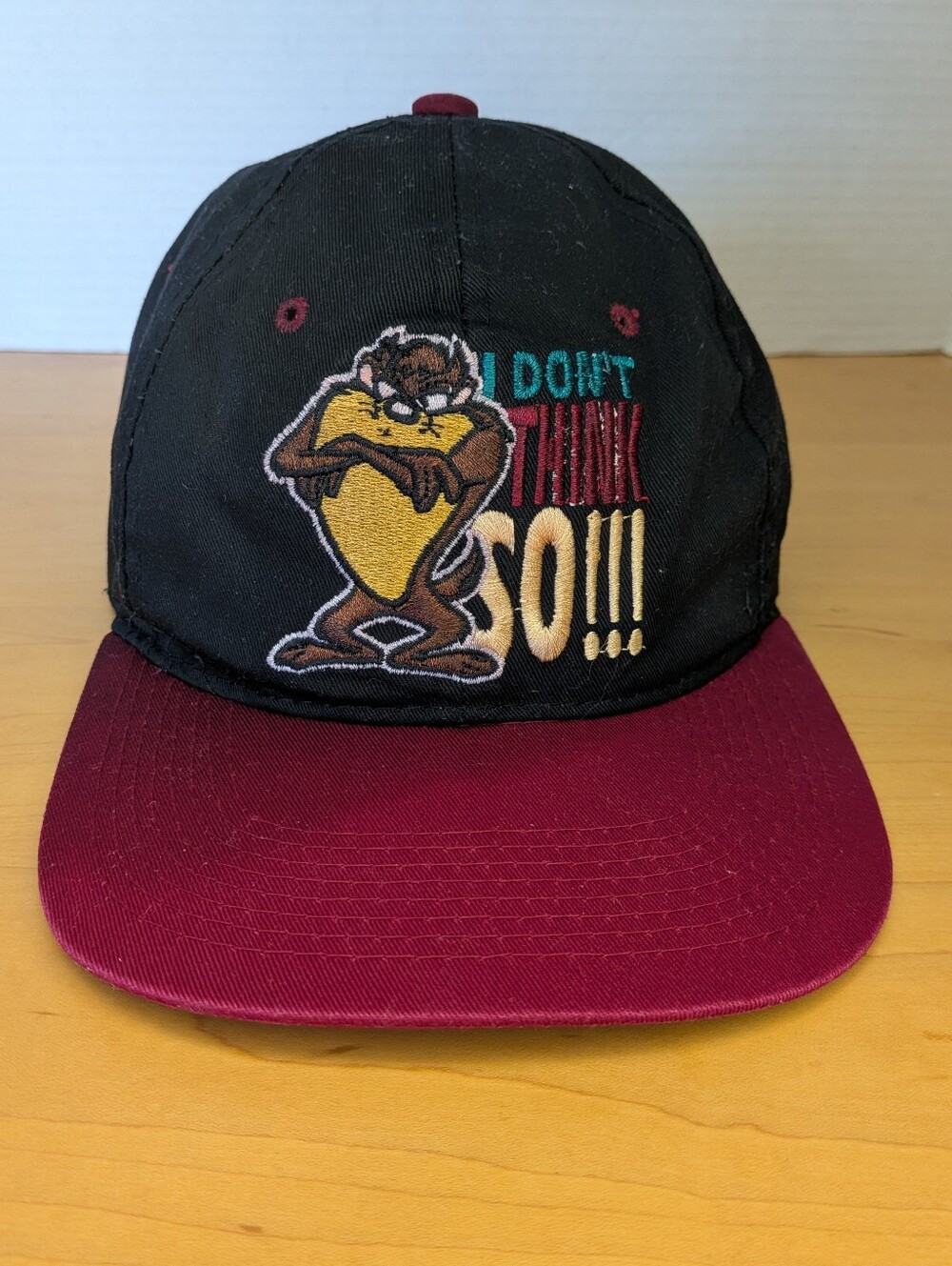 Vintage 90s Taz Looney Tunes Hat Cap Snapback Tasmanian Devil Adjustable Cartoon